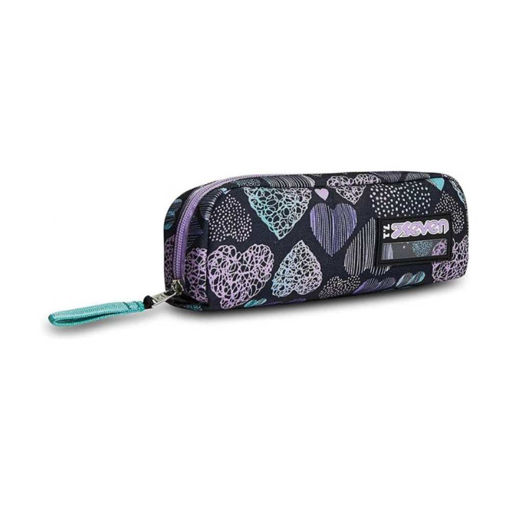 Picture of SEVEN NEW PENCIL CASE PATCHYHEART GIRL